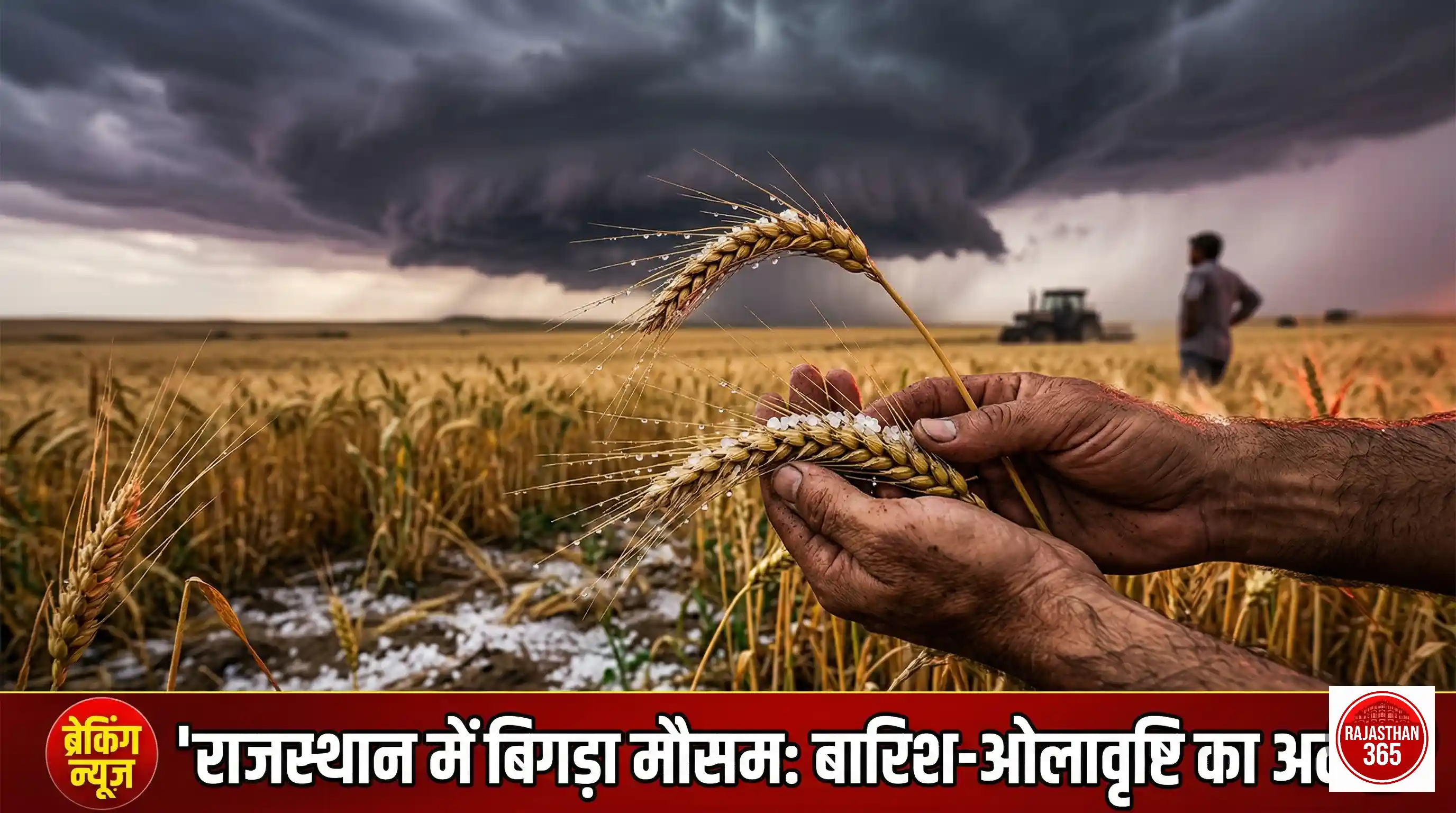 राजस्थान मौसम अपडेट: पश्चिमी विक्षोभ के चलते फिर बदलेगा मिजाज, भारी बारिश और ओलावृष्टि का अलर्ट जारी