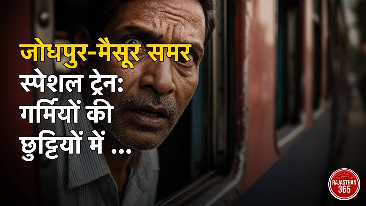 जोधपुर-मैसूर समर स्पेशल ट्रेन: गर्मियों की छुट्टियों में सफर होगा आसान, रेलवे ने जारी किया शेड्यूल