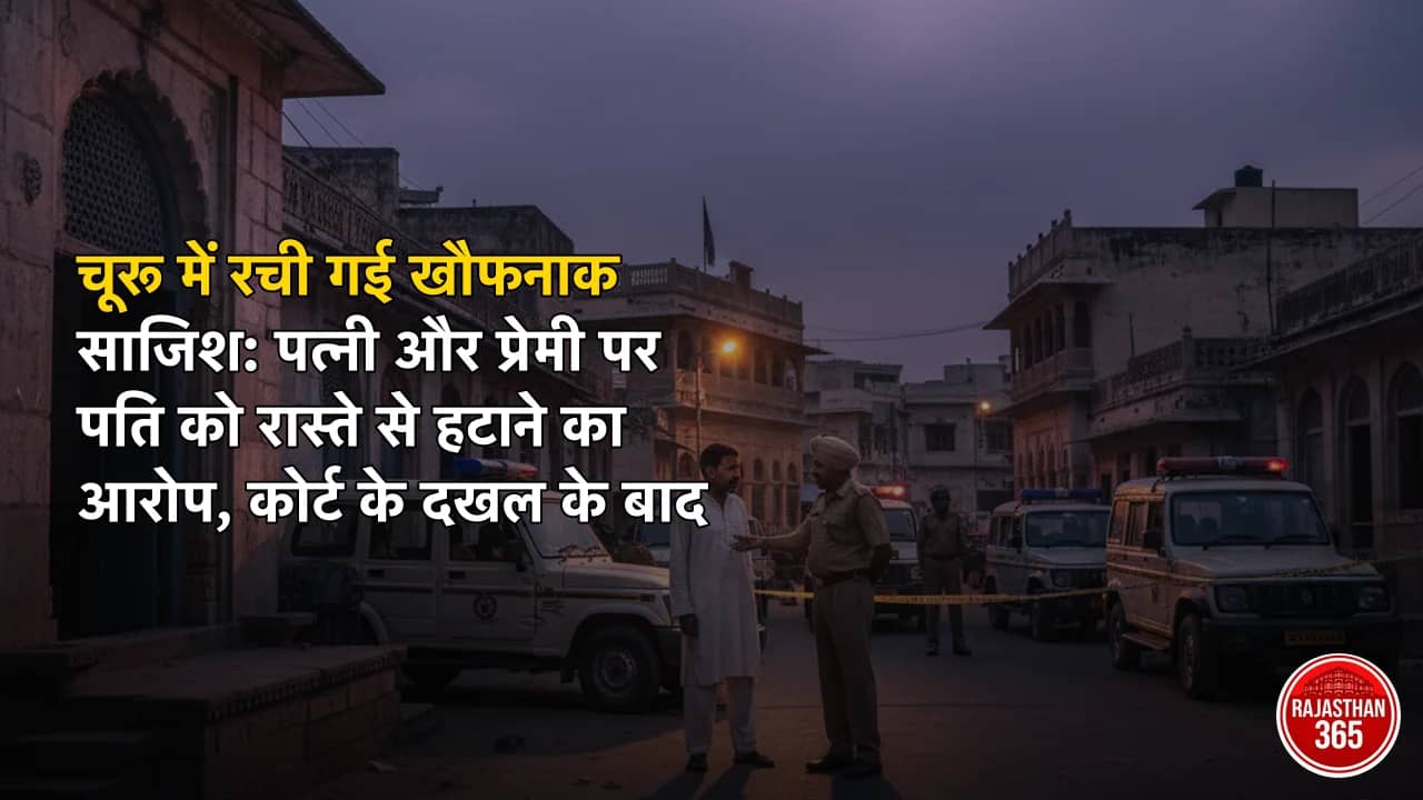 चूरू में रची गई खौफनाक साजिश: पत्नी और प्रेमी पर पति को रास्ते से हटाने का आरोप, कोर्ट के दखल के बाद पुलिस ने दर्ज किया केस