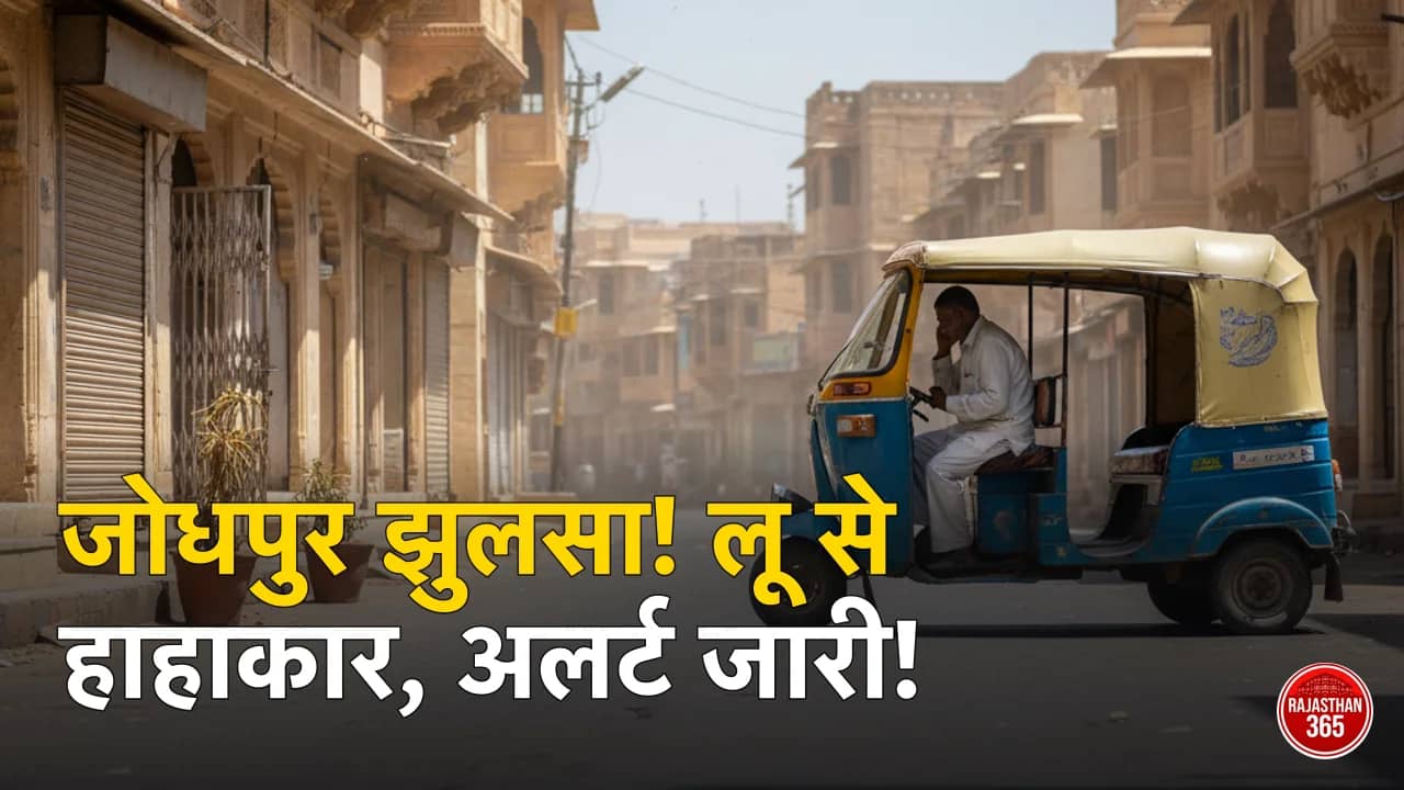जोधपुर में झुलसाने वाली गर्मी: लू के थपेड़ों से जनजीवन बेहाल, मौसम विभाग ने जारी किया अलर्ट