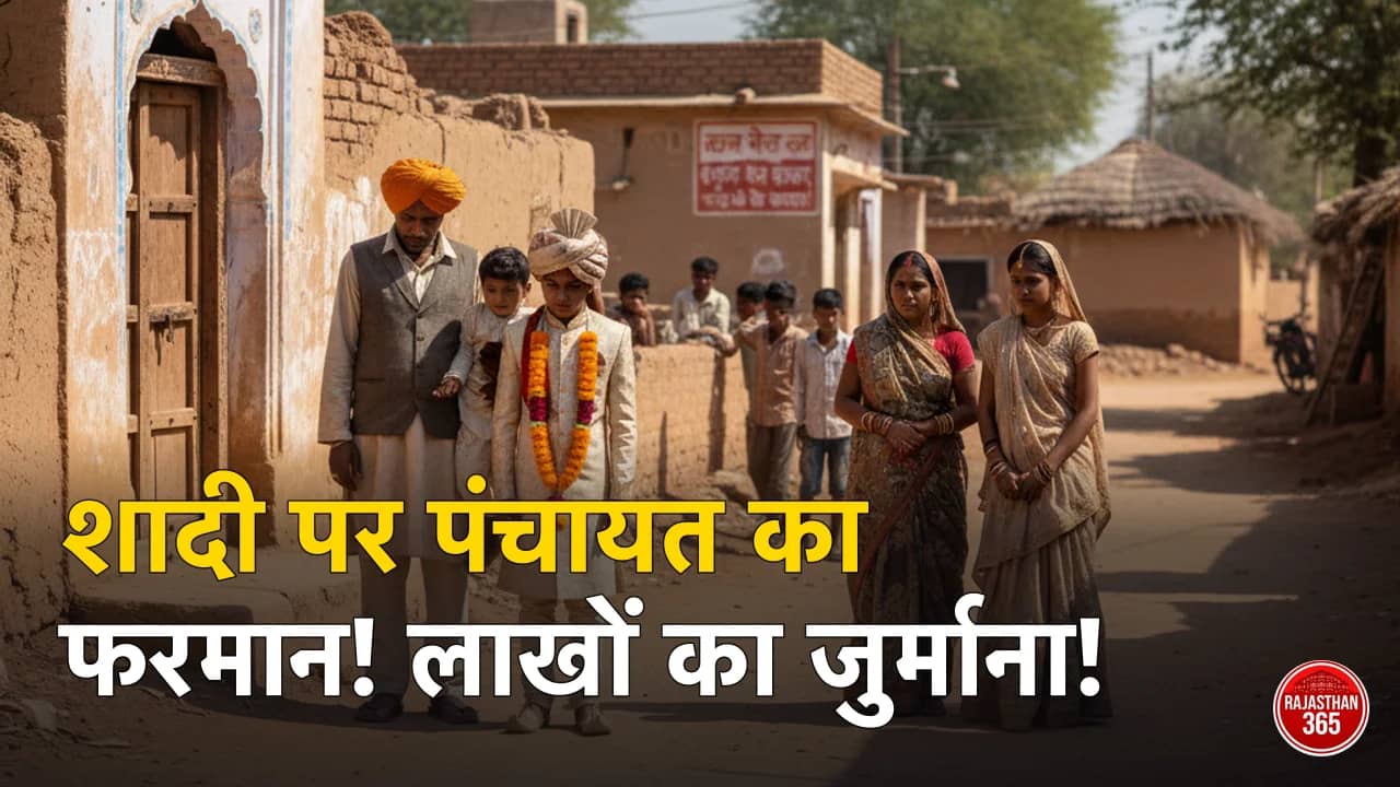 जालोर में तुगलकी फरमान: शादी के जश्न पर पंचायत का साया, बहिष्कार की धमकी और लाखों का जुर्माना