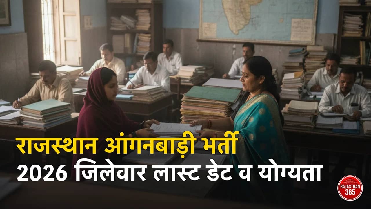 आंगनबाड़ी भर्ती राजस्थान 2026 — जिलेवार लास्ट डेट, योग्यता, मानदेय व चयन की पूरी जानकारी
