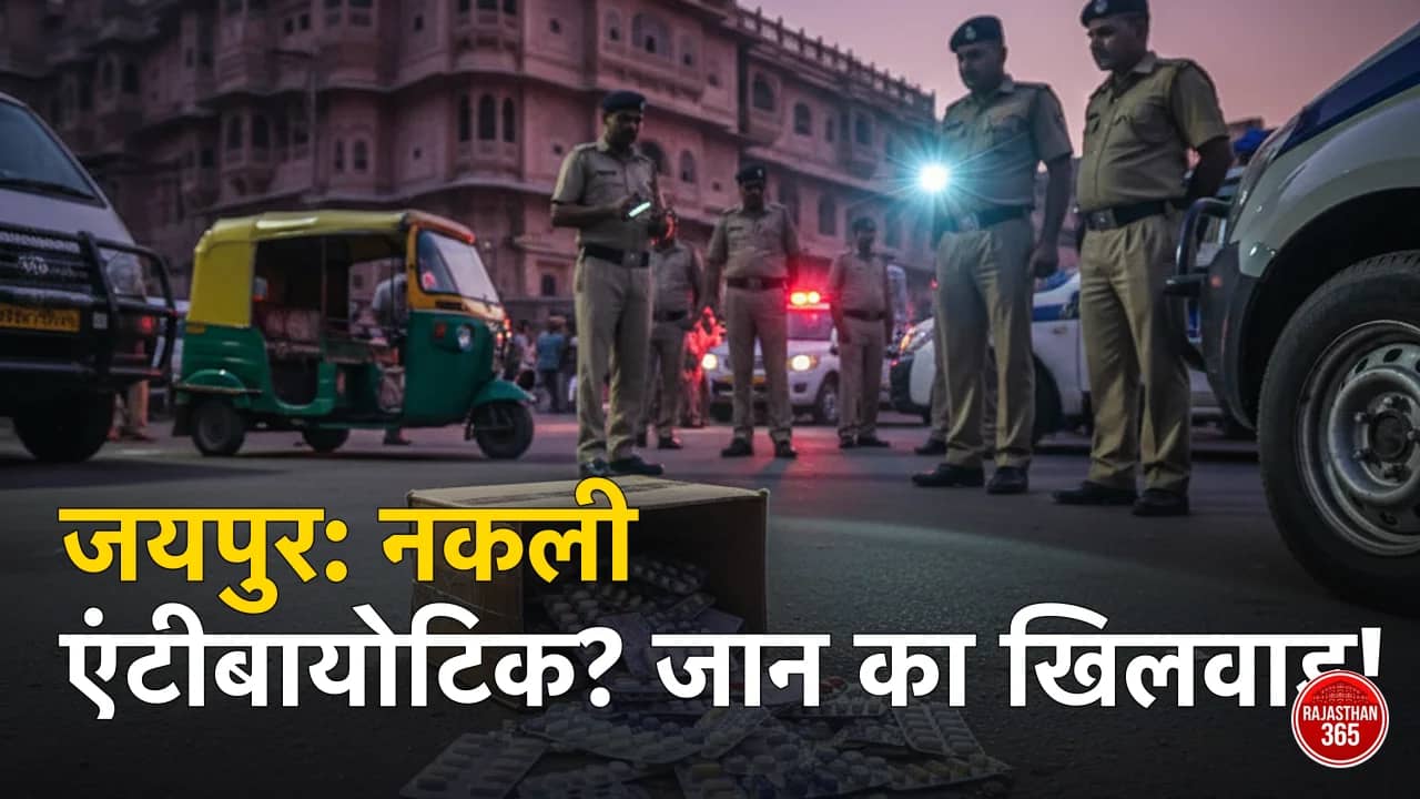 जयपुर में नकली दवाओं का बड़ा खुलासा: कहीं आप भी तो नहीं खा रहे ये एंटीबायोटिक? तुरंत चेक करें