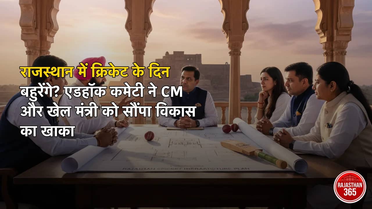 राजस्थान में क्रिकेट के दिन बहुरेंगे? एडहॉक कमेटी ने CM और खेल मंत्री को सौंपा विकास का खाका