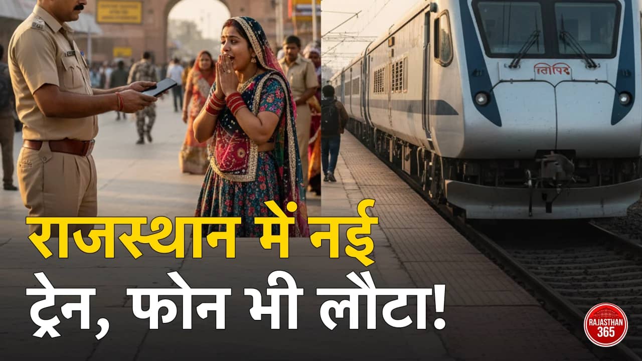 रेलवे का राजस्थान को तोहफा: इन प्रमुख स्टेशनों से गुजरेगी नई ट्रेन, आरपीएफ की मुस्तैदी से यात्री को वापस मिला महंगा फोन