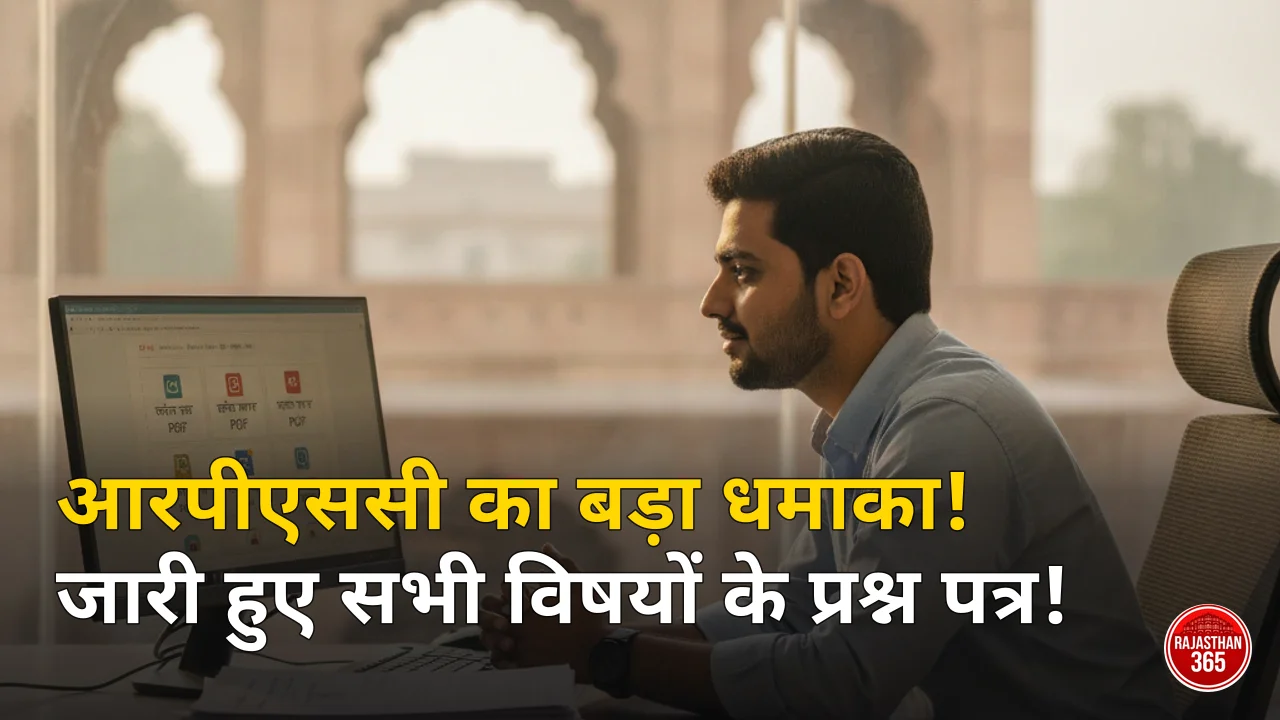 RPSC 2nd Grade question paper 2025 PDF जारी: मास्टर पेपर डाउनलोड लिंक व रिजल्ट सूची