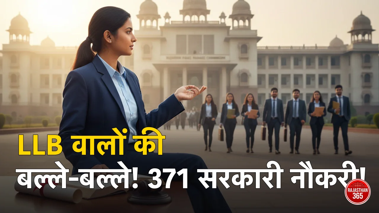 RPSC APO Recruitment 2026 का नोटिफिकेशन जारी, LLB डिग्री धारकों के लिए 371 पदों पर सरकारी नौकरी का अवसर।