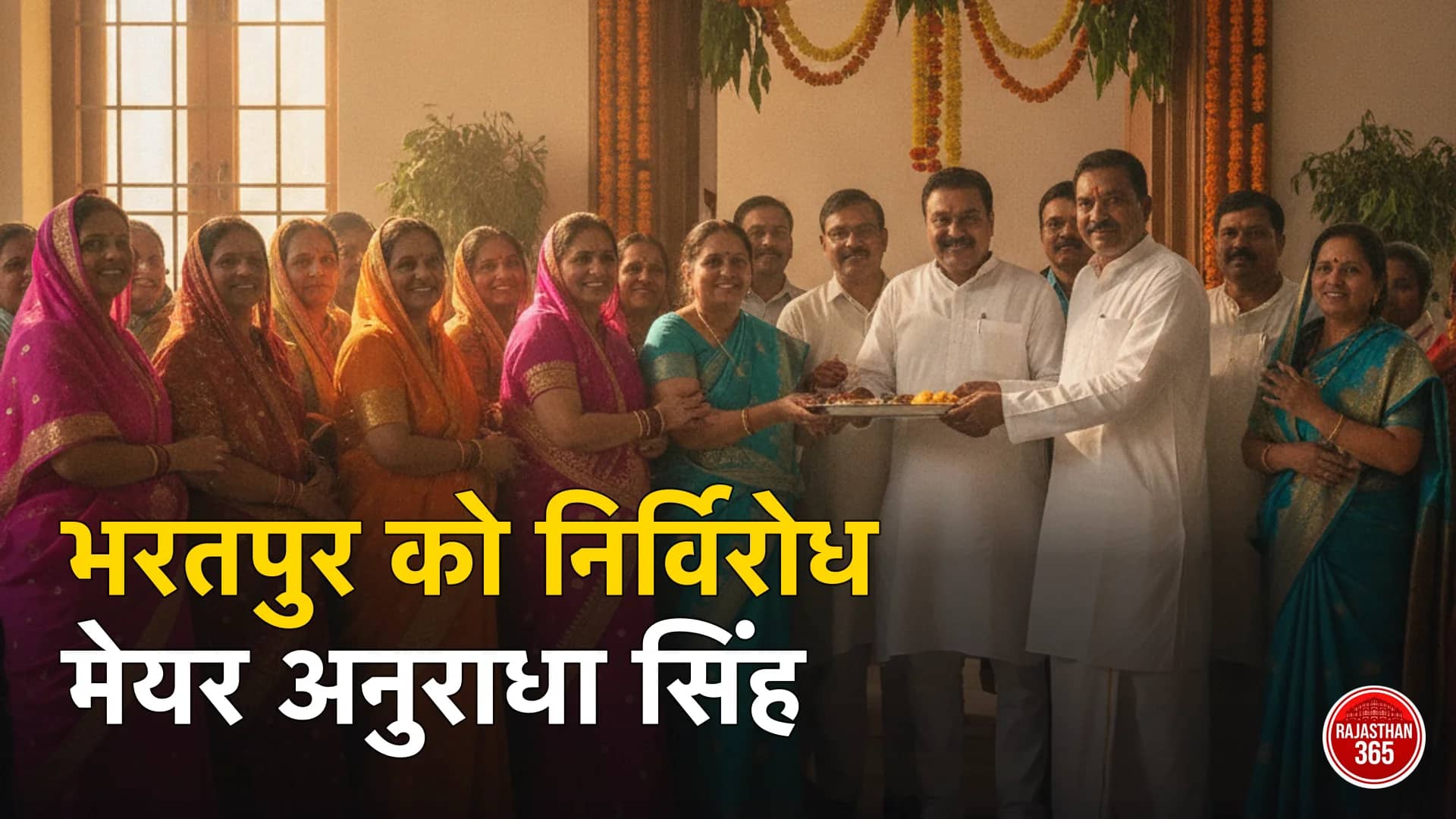 नगर निगम कार्यालय में जश्न (प्रतीकात्मक)