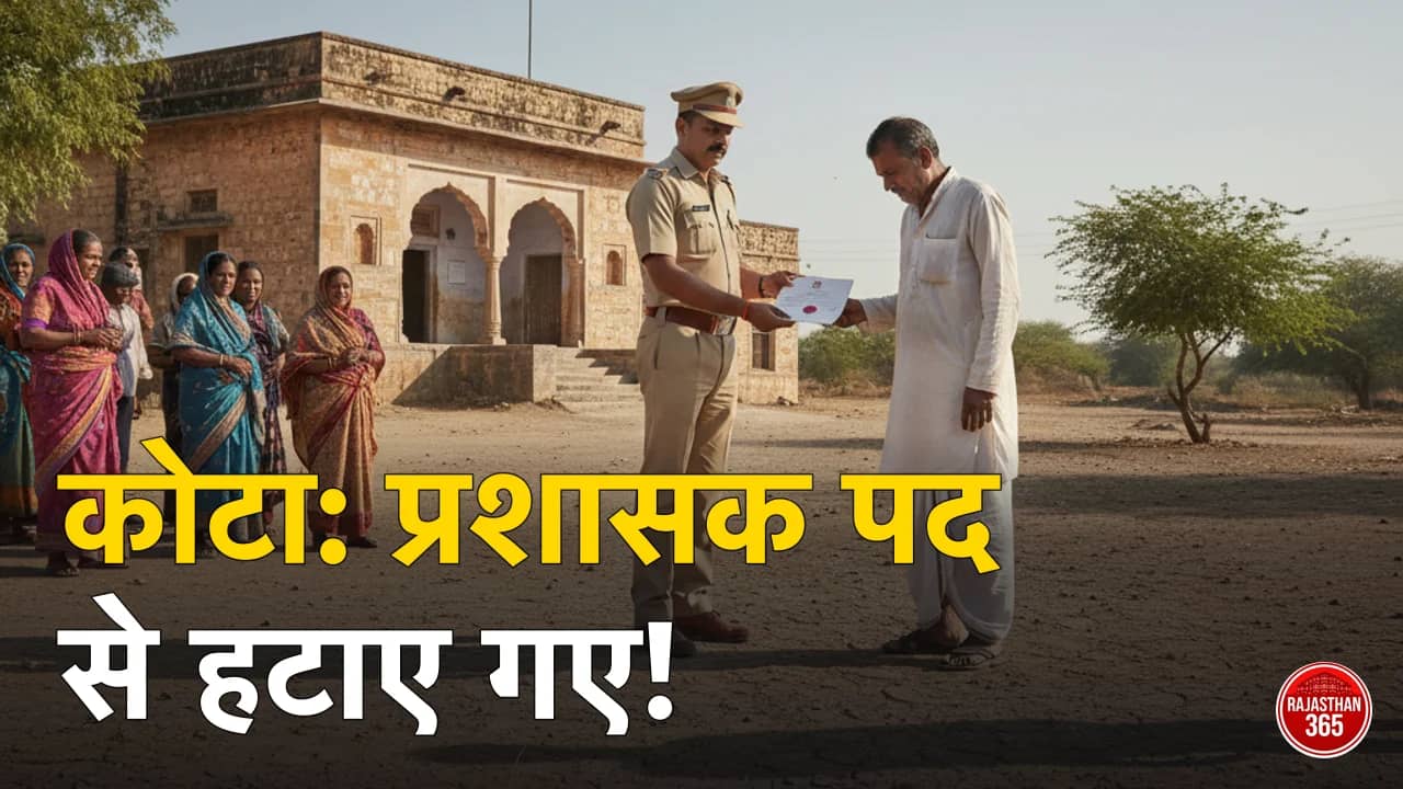 कोटा की बनियानी ग्राम पंचायत में बड़ी कार्रवाई: प्रशासक पद से हटाए गए, लापरवाही पर सरकार सख्त