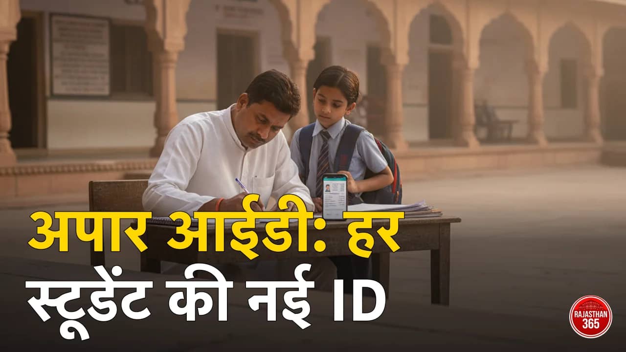 अपार आईडी कैसे बनाएं — स्कूल में अभिभावक APAAR सहमति फॉर्म भरते हुए, बच्चे की डिजिटल ID